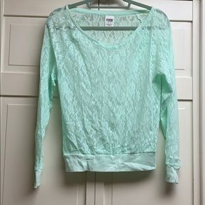 Lace long sleeve top